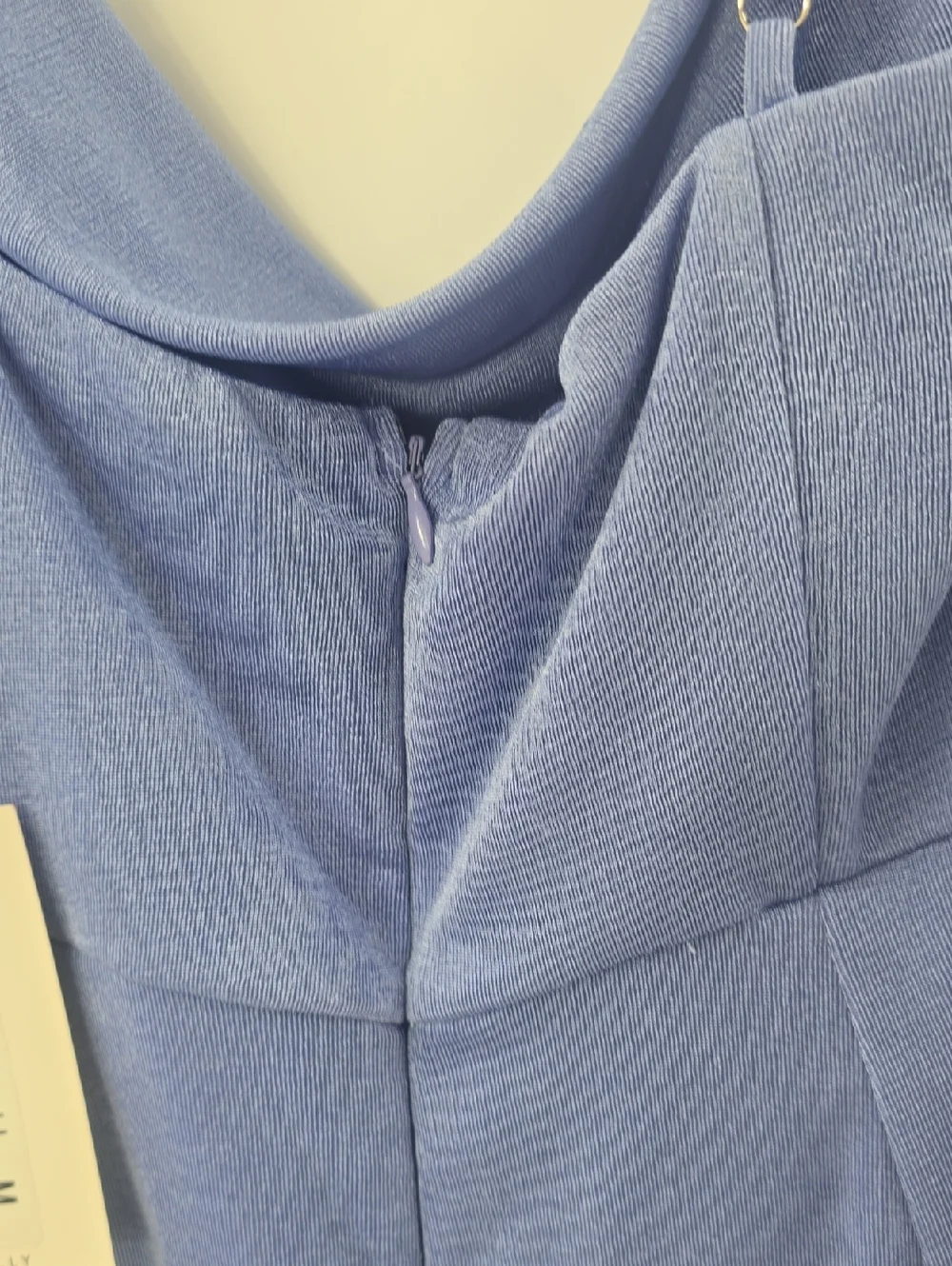 Hello Molly Light Blue Cowl Neck Slip Midi Dress - Picture 8 of 11